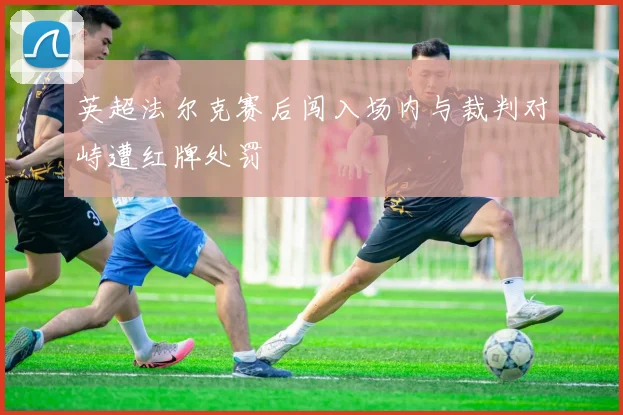 英超法尔克赛后闯入场内与裁判对峙遭红牌处罚