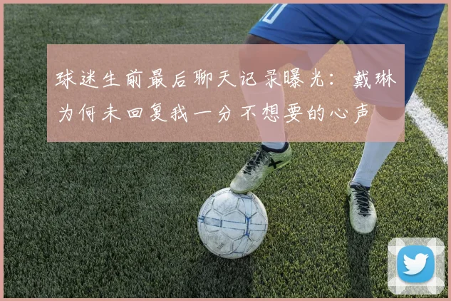 球迷生前最后聊天记录曝光：戴琳为何未回复我一分不想要的心声